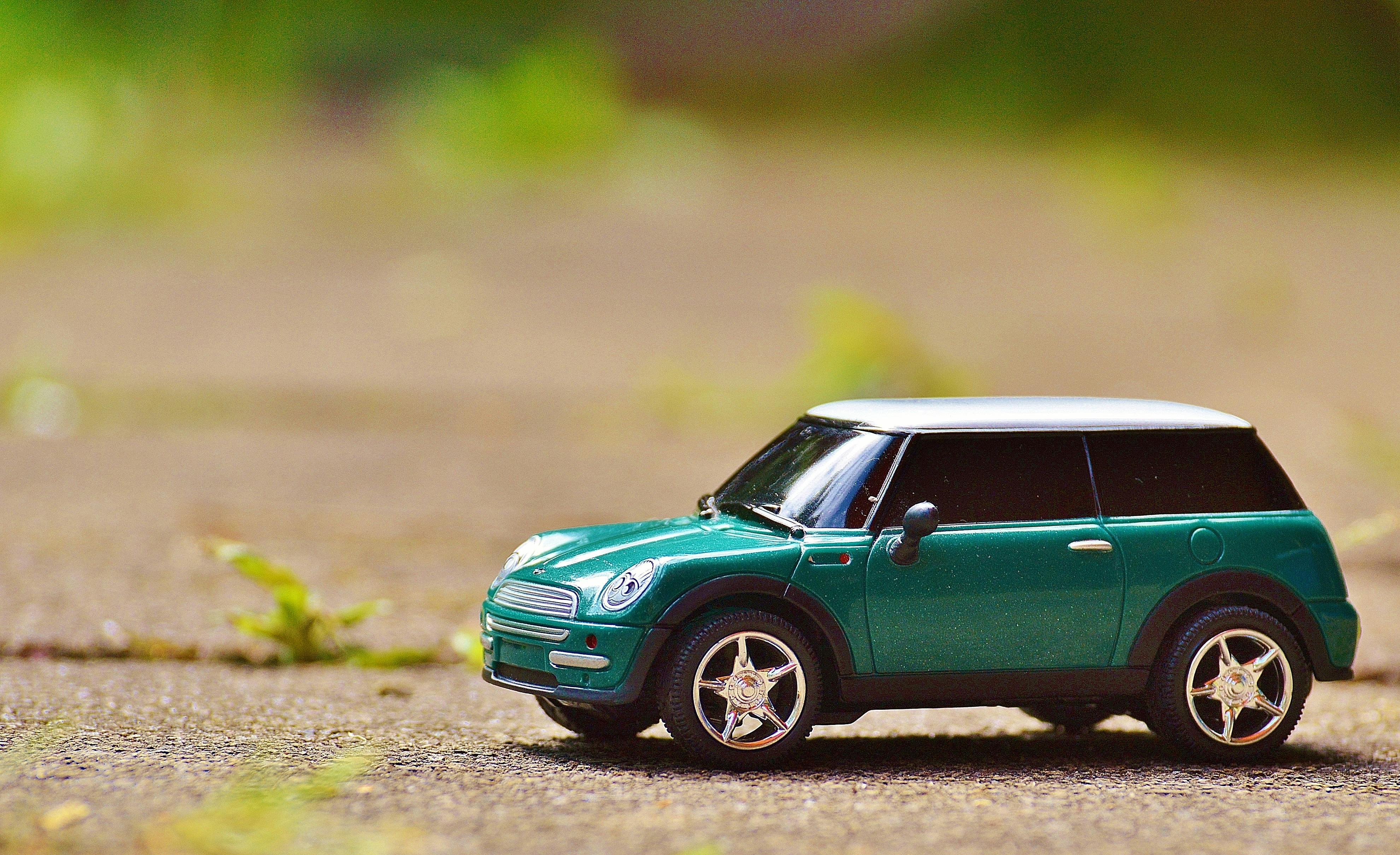 A business car parked.