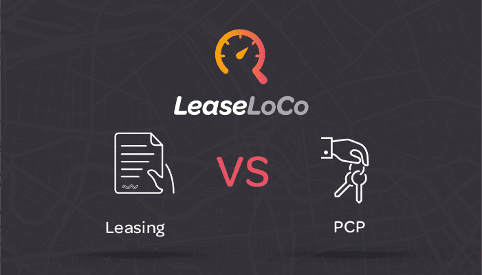 A graphic of a lease contract and a set of car keys.