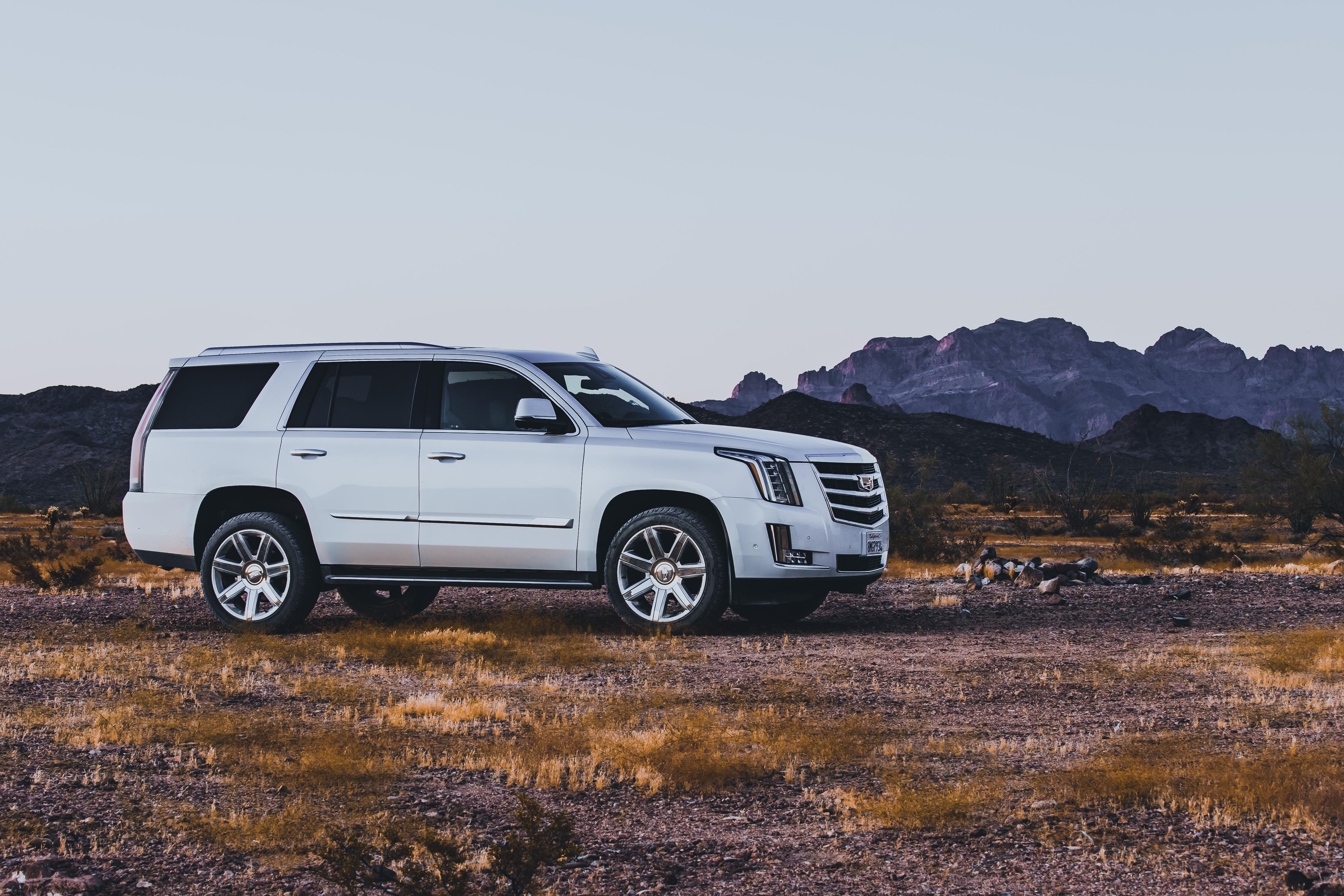 a parked SUV