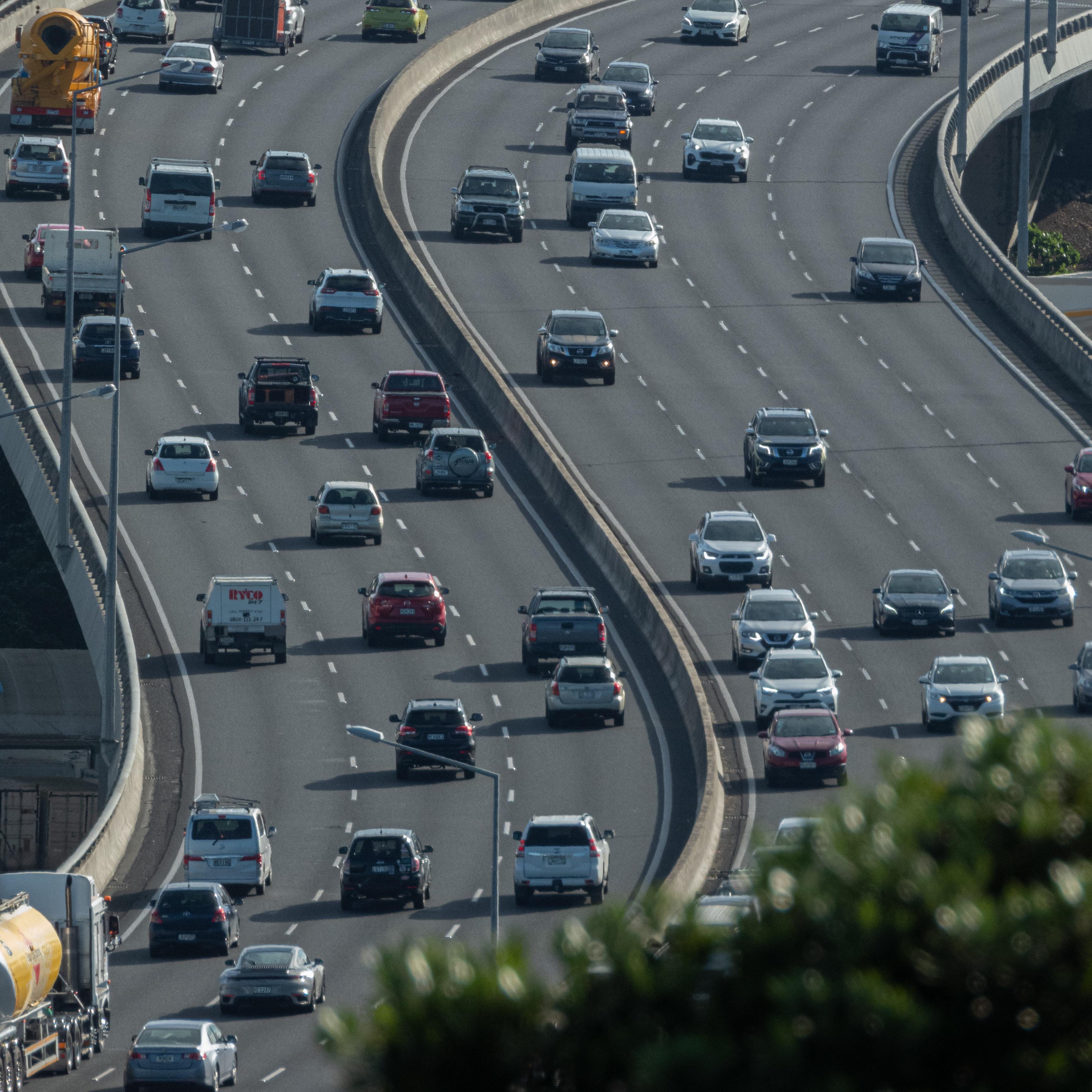 a busy motorway