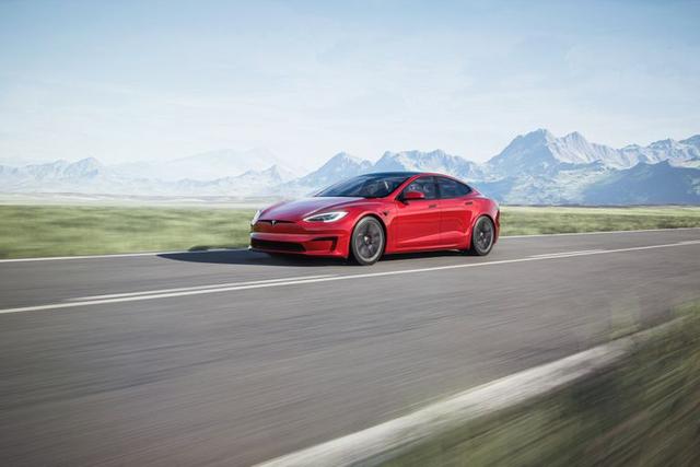 A Tesla Model S